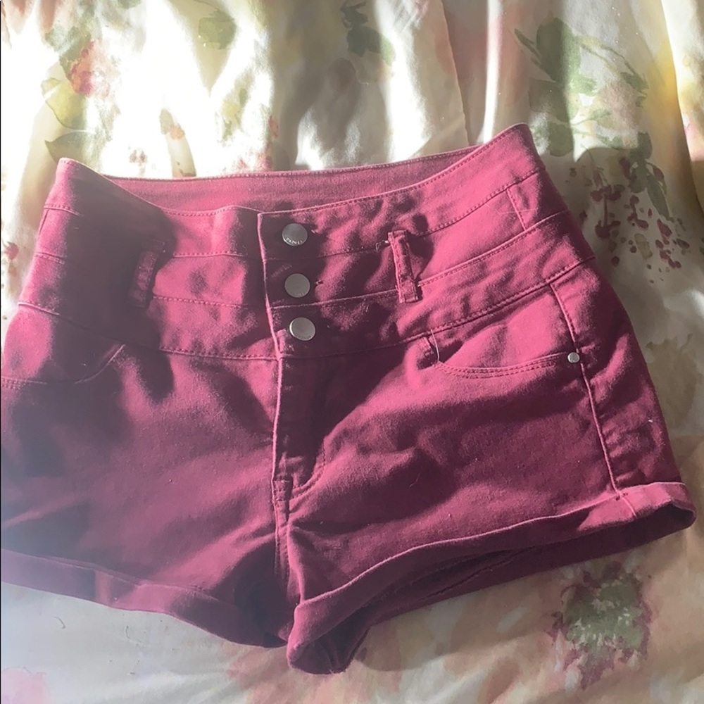 High waisted shorts